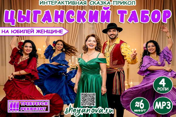 Цыганский Табор - Сказка прикол на юбилей: похищение и цыганский выкуп
