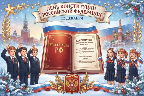 Праздники день конституции (12 декабря)