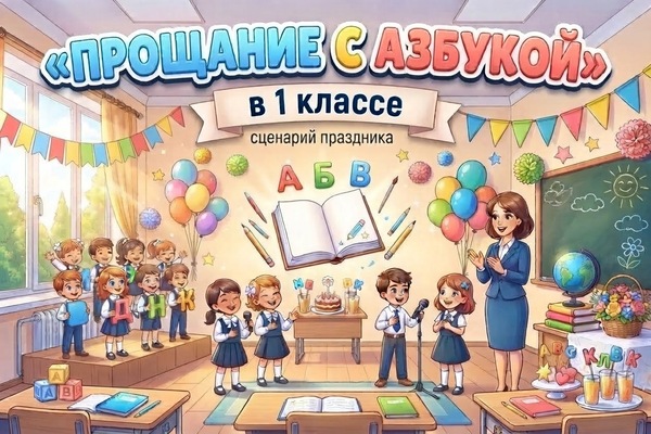 Сценарий праздника «Прощание с Азбукой» для 1 класса - современный