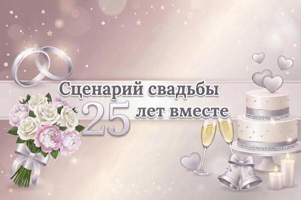 Сценарий годовщины свадьбы «25 лет вместе» | Серебряная свадьба