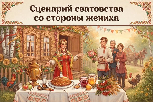 Сценарий сватовства со стороны жениха - современный | Обряд сватовства
