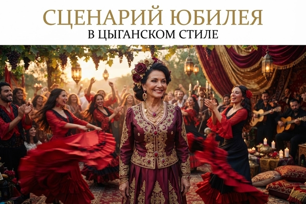 юбилей женщины с цыганами